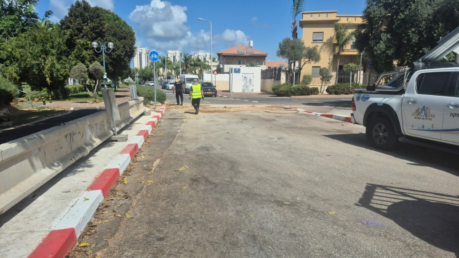 פתיחת הכביש המחבר בין שכונת אור ים לשכונת אורות - עיריית אור עקיבא